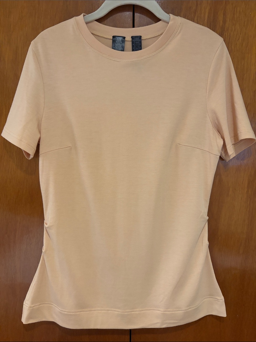 Vintage Lukastyle Short Sleeve Top -Side Ruching –- Excellent Condition